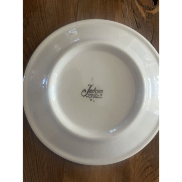 Vtg Jackson Side Plates w/ Western Longhorn Design Restaurant Ware USA - Picture 4 of 4
